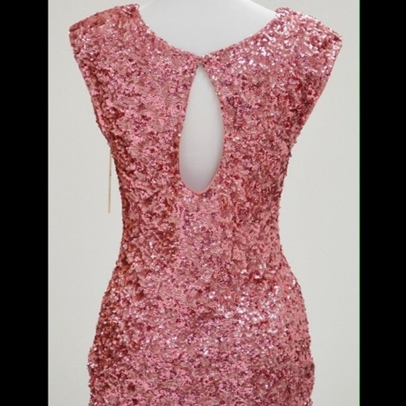 Alice + Olivia Sequin Mini Dress - Picture 9 of 12